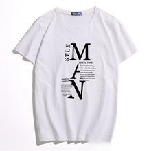 Load image into Gallery viewer, Letters Printed Loose Mens T-shirt