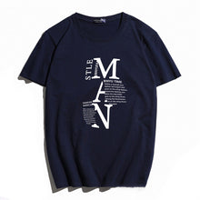 Load image into Gallery viewer, Letters Printed Loose Mens T-shirt