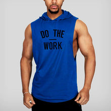 Load image into Gallery viewer, Men's Fashion Letter Printed Loose Sleeveless Hooded Vest