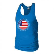 Load image into Gallery viewer, American Flag Slim Sweat Men's Tops