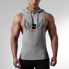 Load image into Gallery viewer, Hooded Sleeveless Plus Size Vest Men's Tops