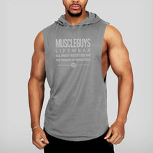 Load image into Gallery viewer, Men's Letter Printed Loose Sport Hooded Vest