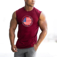 Load image into Gallery viewer, Sleeveless Skinny Cotton Running Men's Tops