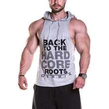 Load image into Gallery viewer, Alphabet Printed Hooded Sweat-Absorbent Men's Tops