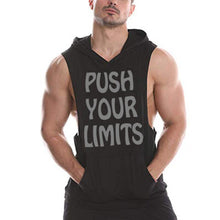 Load image into Gallery viewer, Plus Size Casual Cotton Arc Hood Men's Tops