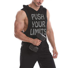 Load image into Gallery viewer, Plus Size Casual Cotton Arc Hood Men's Tops