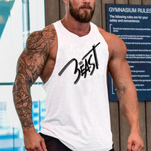 Load image into Gallery viewer, Men's Sports Leisure Letter Split Cotton Vest