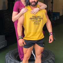 Load image into Gallery viewer, Men's Loose Letter Printed Sleeveless Hooded Vest