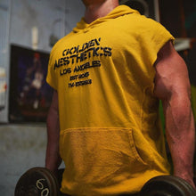 Load image into Gallery viewer, Men's Loose Letter Printed Sleeveless Hooded Vest