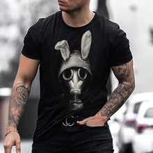 Load image into Gallery viewer, Plue Size Cute Rabbit Print Men's Tops