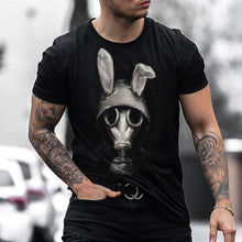 Load image into Gallery viewer, Plue Size Cute Rabbit Print Men's Tops