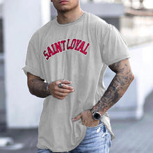 Load image into Gallery viewer, Men's Casual Letter Printed Short-Sleeved T-Shirt