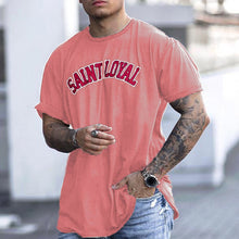 Load image into Gallery viewer, Men's Casual Letter Printed Short-Sleeved T-Shirt