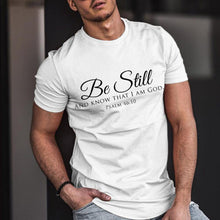 Load image into Gallery viewer, Letter Print Breathable Movement Men's Tops