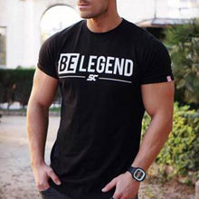 Load image into Gallery viewer, Round Neck Printed Cotton Men's Tops