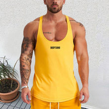 Load image into Gallery viewer, Letter Printed Vest Sweat-Absorbent Men's Tops