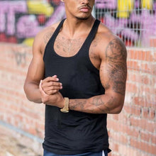 Load image into Gallery viewer, Custom Gym Vest Dropped Armhole Singlet For Men