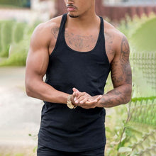Load image into Gallery viewer, Custom Gym Vest Dropped Armhole Singlet For Men