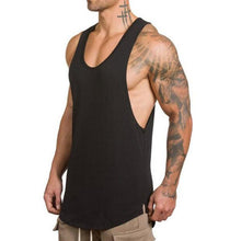 Load image into Gallery viewer, Bodybuilding Fitness Muscle Men Sleeveless T-shirt Vest