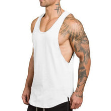 Load image into Gallery viewer, Bodybuilding Fitness Muscle Men Sleeveless T-shirt Vest
