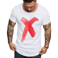 Load image into Gallery viewer, Cotton Fashion Printed Round Neck Short Sleeve T-shirt