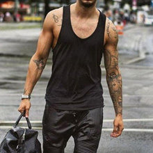 Load image into Gallery viewer, Sports Sweat-Absorbent Cotton Round Neck Men's Tops