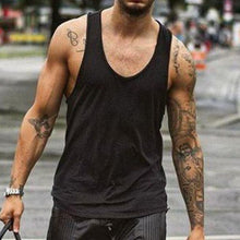 Load image into Gallery viewer, Sports Sweat-Absorbent Cotton Round Neck Men's Tops