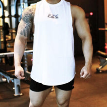 Load image into Gallery viewer, Running Elastic Breathable Cotton Men's Tops