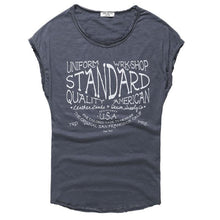 Load image into Gallery viewer, Letter Printing Casual Retro Vest Men