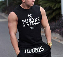 Load image into Gallery viewer, Cotton Fitness Printed Round Neck Men's Tops