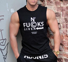 Load image into Gallery viewer, Cotton Fitness Printed Round Neck Men's Tops