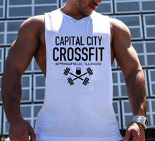 Load image into Gallery viewer, Alphabet Printed Cotton Sweat Absorbing Men's Tops