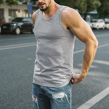 Load image into Gallery viewer, Men's Cotton Tight Sleeveless Vest T-Shirt