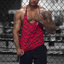 Load image into Gallery viewer, Striped Breathable Sweatshirt Vest Men's Tops