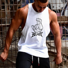 Load image into Gallery viewer, Sleeveless Loose Stretch Cotton Men's Tops