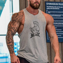 Load image into Gallery viewer, Sleeveless Loose Stretch Cotton Men's Tops