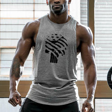 Load image into Gallery viewer, Loose Printed Sleeveless Cotton Men's Tops