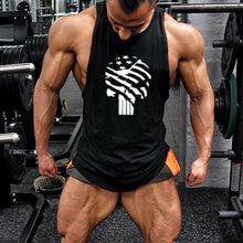 Load image into Gallery viewer, Loose Printed Sleeveless Cotton Men's Tops