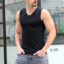 Load image into Gallery viewer, Men's Ice Silk Slim Fit Wide Shoulder V-Neck Thin Vest