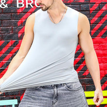 Load image into Gallery viewer, Men's Ice Silk Slim Fit Wide Shoulder V-Neck Thin Vest