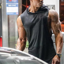 Load image into Gallery viewer, Men's Cotton Loose Sports Hooded Vest
