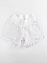 Load image into Gallery viewer, Maternity Fashion Thin Shredded Denim Shorts