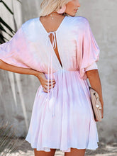 Load image into Gallery viewer, Maternity Tie Dye Swing Mini Dress