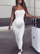 Load image into Gallery viewer, Maternity Sexy Sleeveless Wrap Bodycon Dress