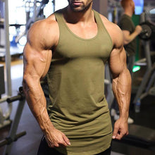 Load image into Gallery viewer, Men's Sports Solid Color Sleeveless Vest