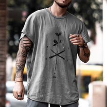 Load image into Gallery viewer, Men's Casual Round Neck Printed Short-Sleeved T-Shirt