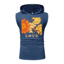 Load image into Gallery viewer, Printed Hooded Trendy Men's Sports Vest