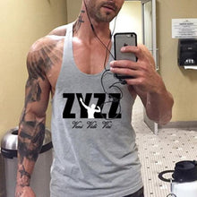 Load image into Gallery viewer, Plus Size Sporty Loose Cotton Vest Men's Tops