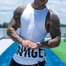 Load image into Gallery viewer, Men's Cotton Letter Printed Sports Sleeveless Vest