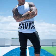 Load image into Gallery viewer, Men's Cotton Letter Printed Sports Sleeveless Vest